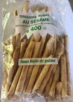 Gressins Rubata au sesame