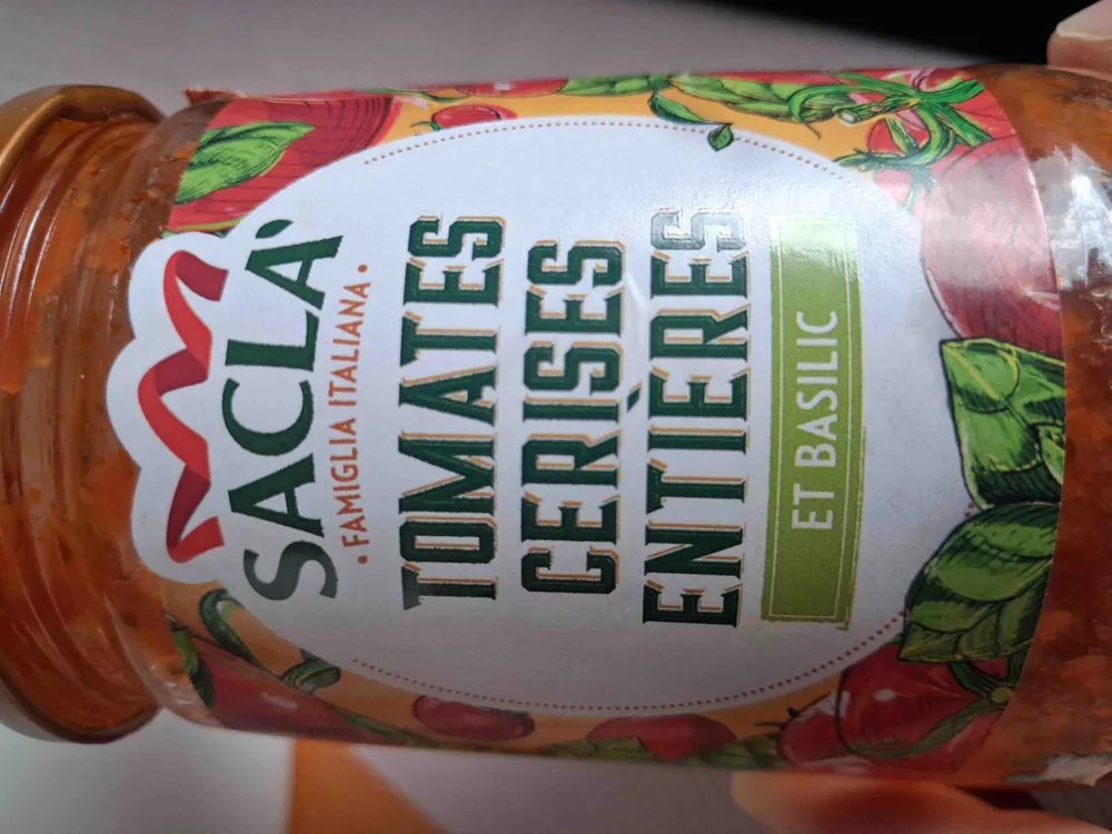 Sauce tomate cerises entières