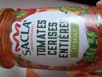 Sauce tomate cerises entières