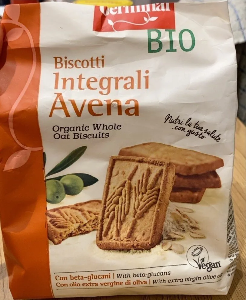 Biscotti integrali avena