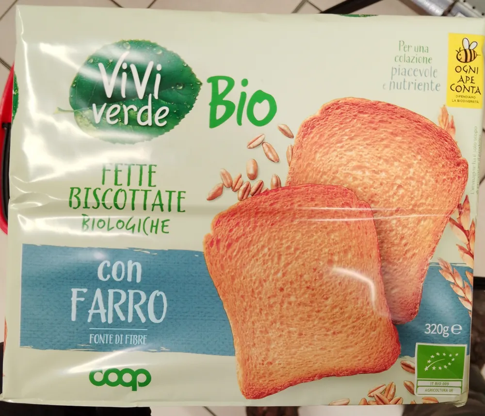 Fette biscottate biologiche con farro