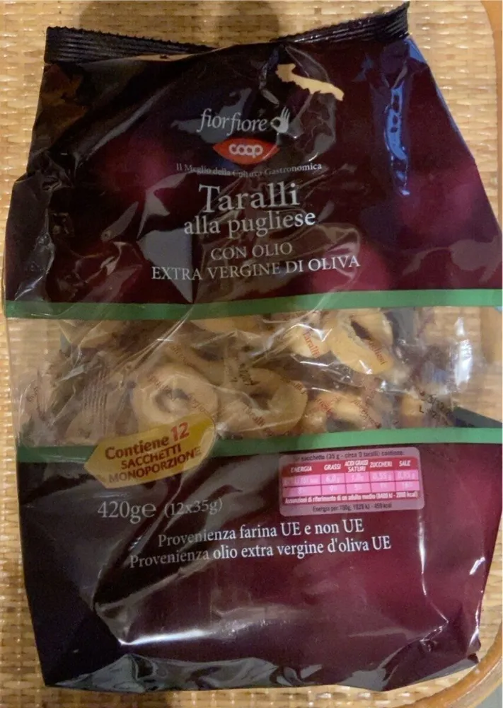 Taralli alla pugliese con olio EVO