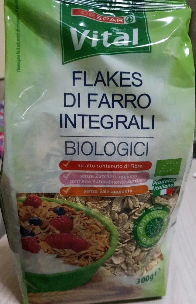 Flakes di farro integrali