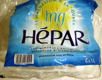 Eau minérale naturelle (6 x 1 L) Hépar