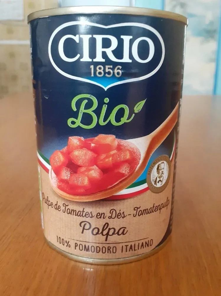 Pulpe de tomates en dés bio