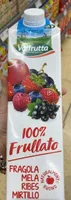 Frullato fragola mela ribes mirtillo