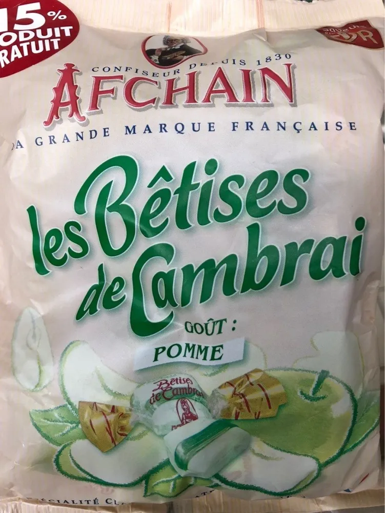 Les betises de Cambrai gout pomme