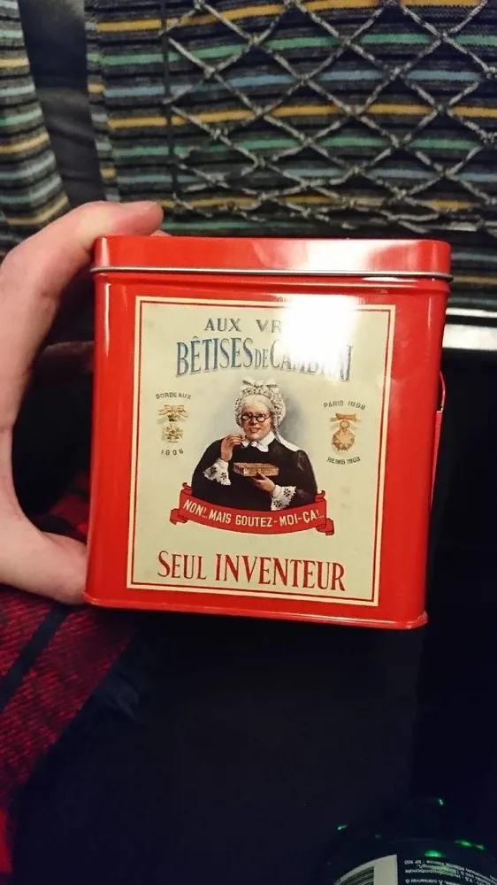 Metal Box "Help Yourself" Hard Candies Mint Flavor, 400G