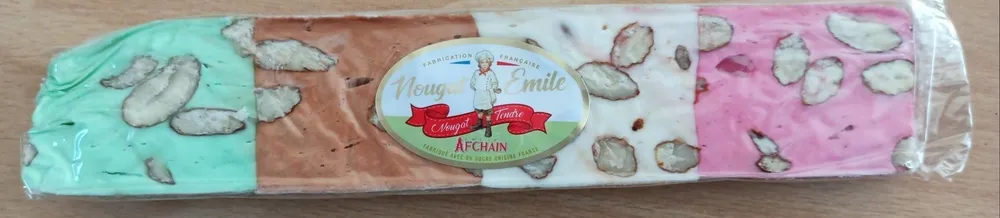 Barre nougat tendre 4 couleurs