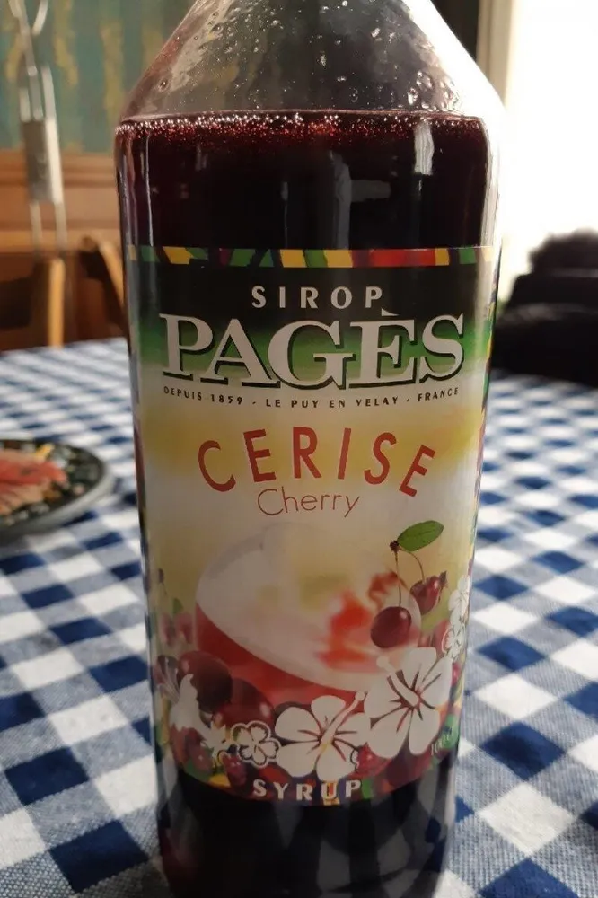 Sirop de cerise