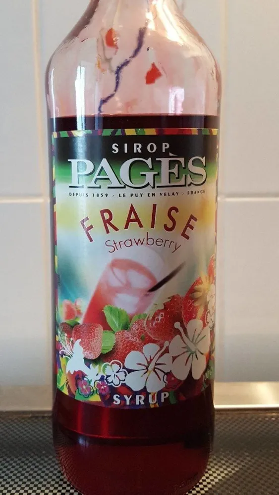 Sirop de fraise