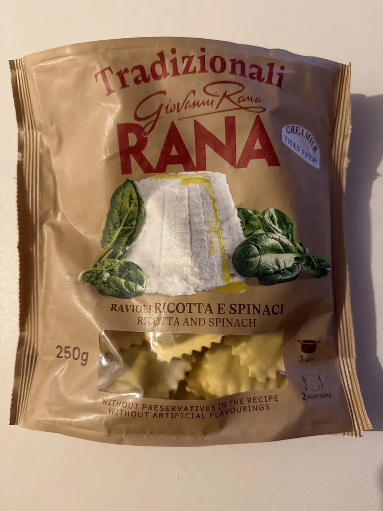 Ravioli Ricotta E Spinaci (ricotta And Spinach)