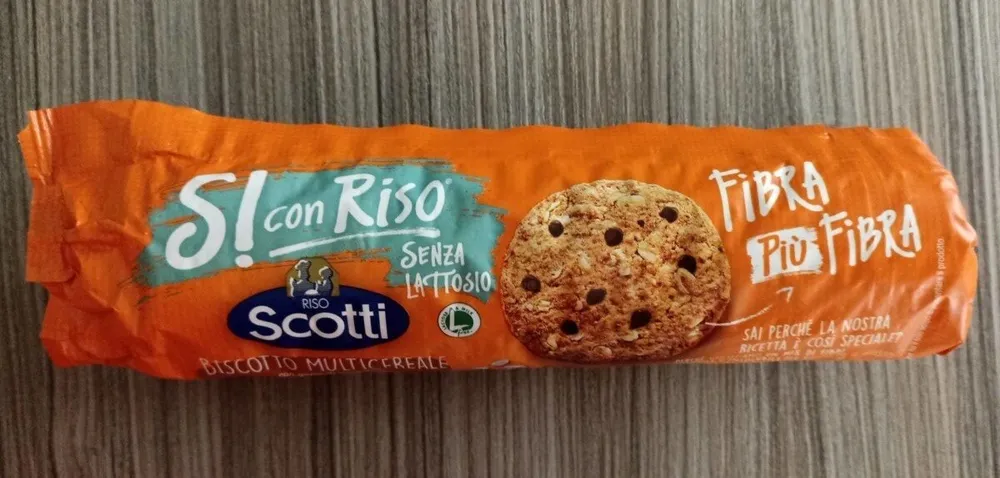 SI con Riso - Biscotto multicereale con gocce di cioccolato