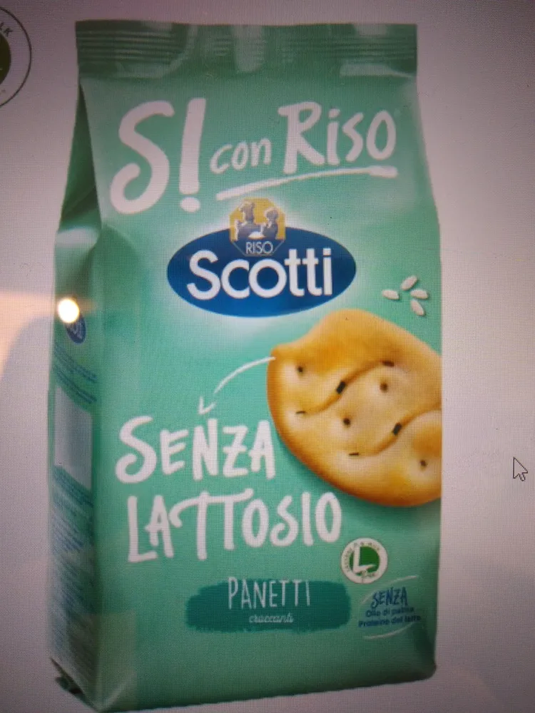 Panetti croccanti senza lattosio