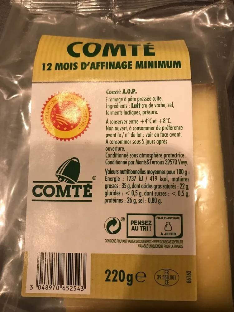 Fromage à pâte pressée cuite