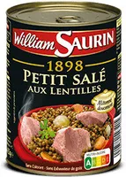 Petit salé aux lentilles