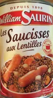 Les Saucisses aux lentilles