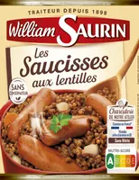 Les SAUCISSES aux lentilles