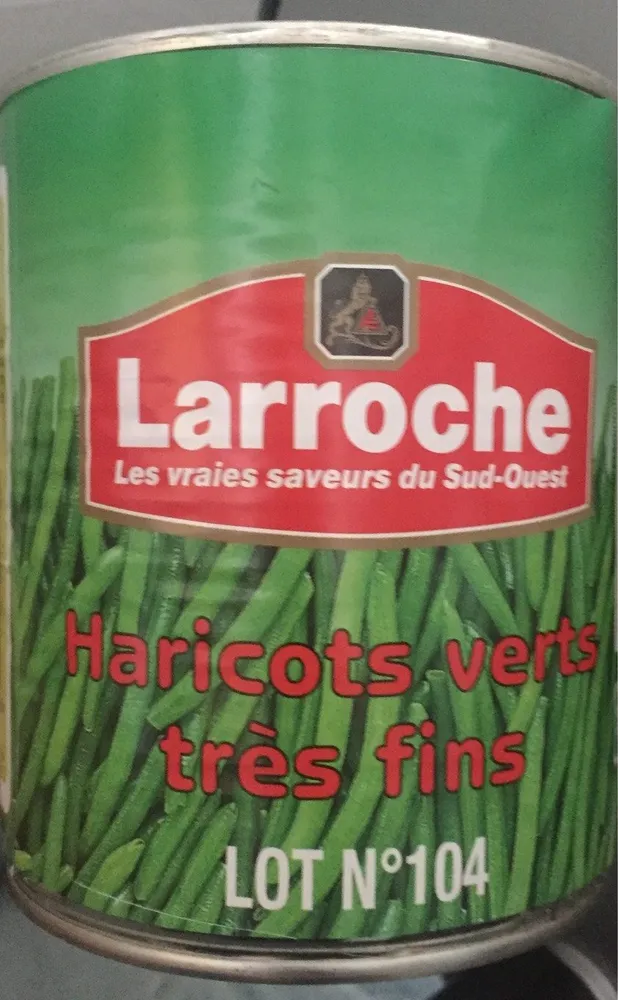 Haricots verts très fins