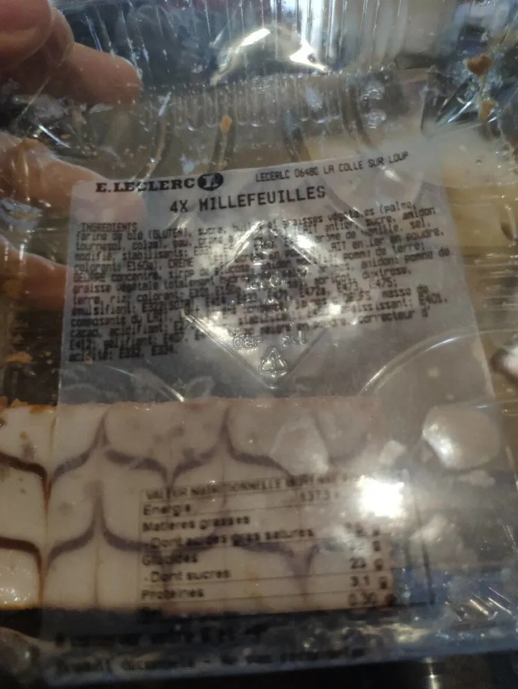 4x millefeuilles