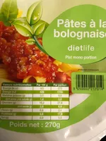 Pates bolognaise dietlife