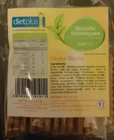 Biscuits diététiques saveur beurre