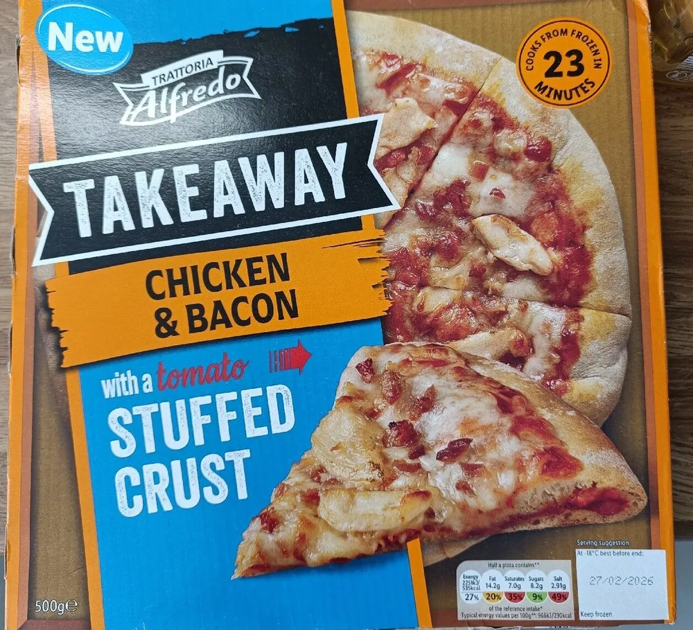 Takeaway Chicken & Bacon Stuffed Crust