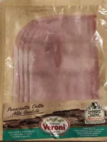 Prosciutto cotto di alta qualità a fette