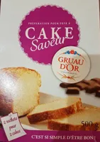 Préparation pour pâte à cake saveur
