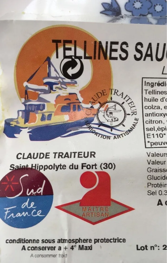 Tellines sauce setoise