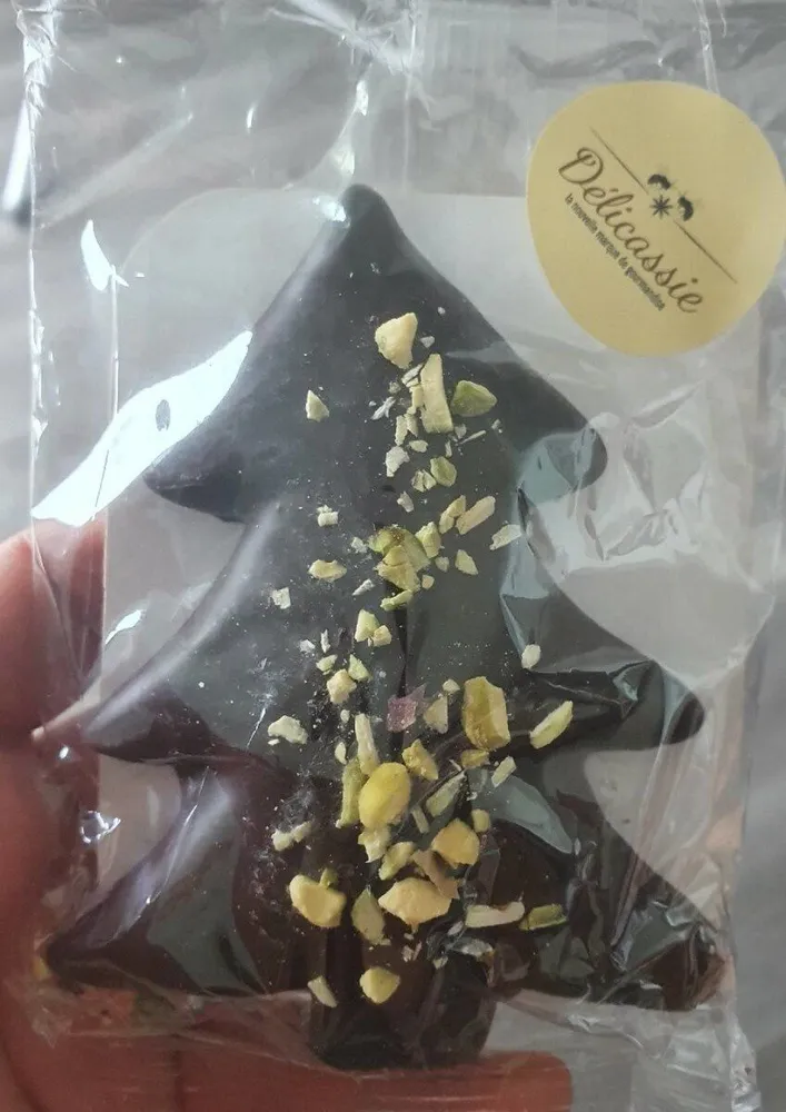 Sapin chocolat pistache