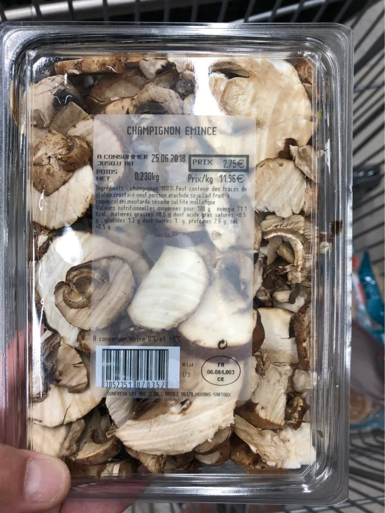 Champignon emince