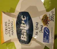 Coeurs de filets de hareng aux épices douces