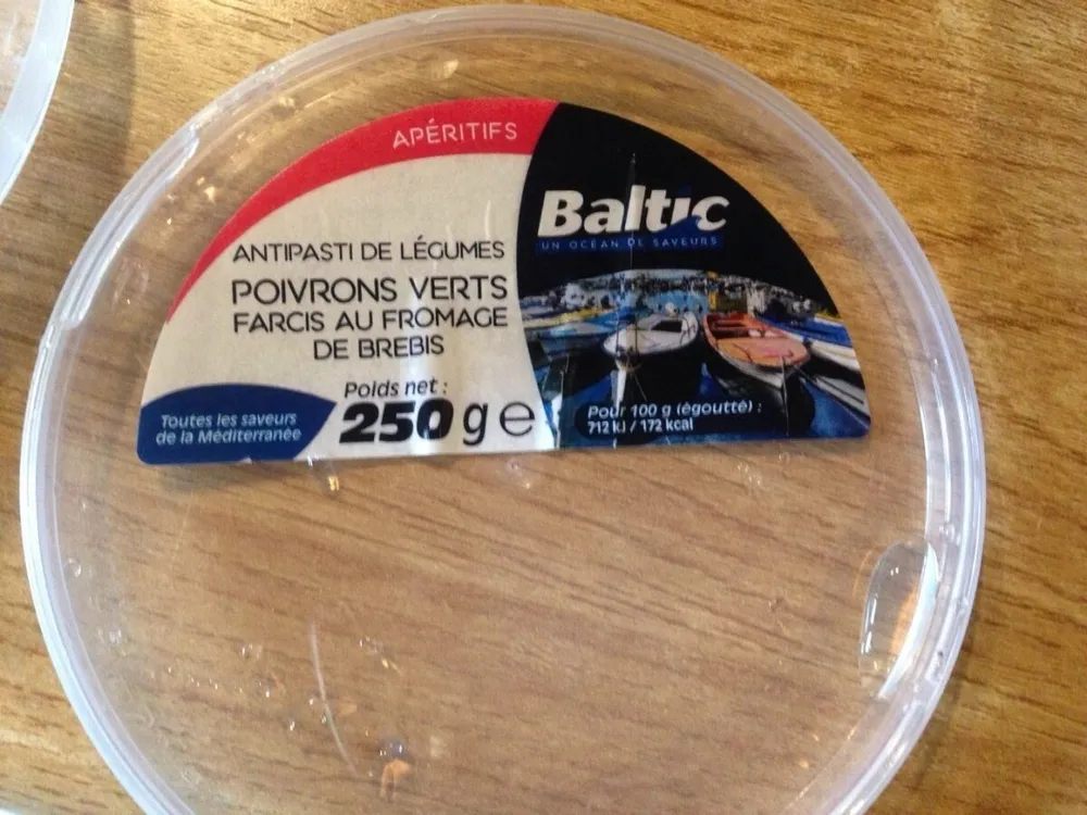 Poivrons verts farcis au fromage de brebis