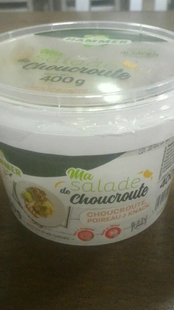 Ma salade de choucroute