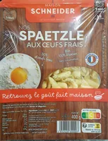 Spaetzle aux Œufs Frais prêt à poêler