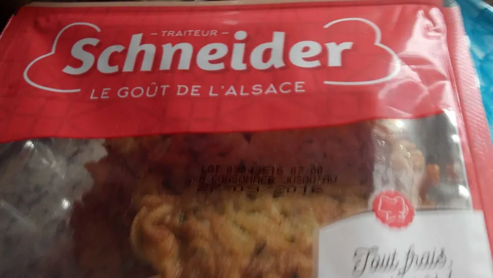 Schneider, Galettes de pomme de terre