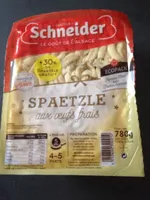 Spaetzle aux oeufs frais