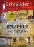 Knepfle aux oeufs frais