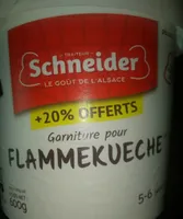 Garniture pour Flammekueche +20% offerts