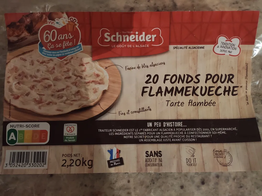 fond pour flammenkueche