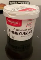 Garniture poir flammekueche
