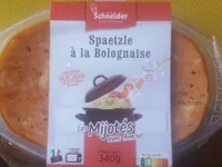 Spaetzele à la bolognaise