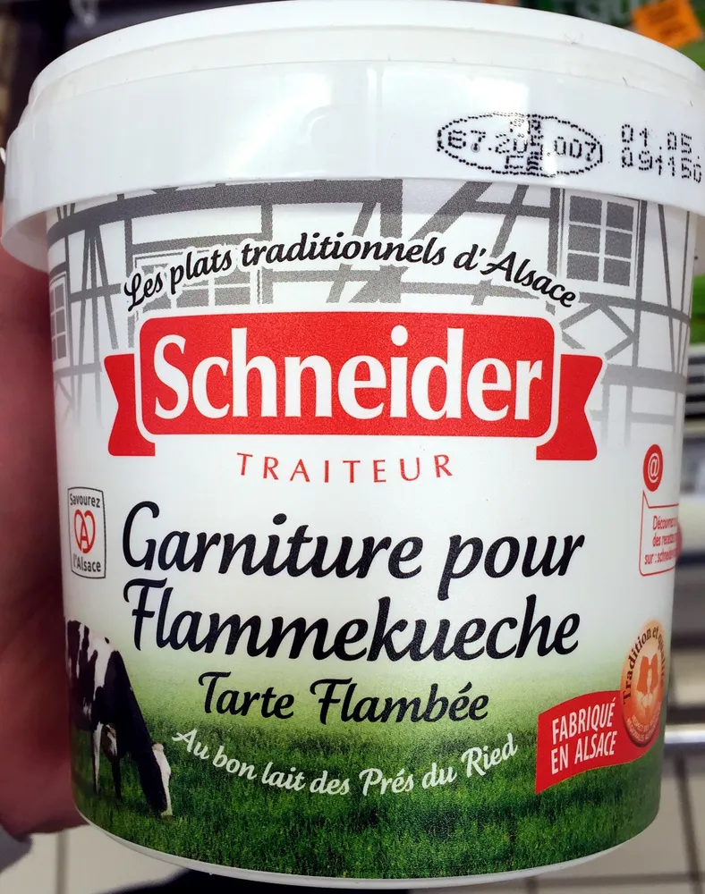 Garniture pour Flammekueche