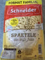 Spaetzle aux oeufs frais