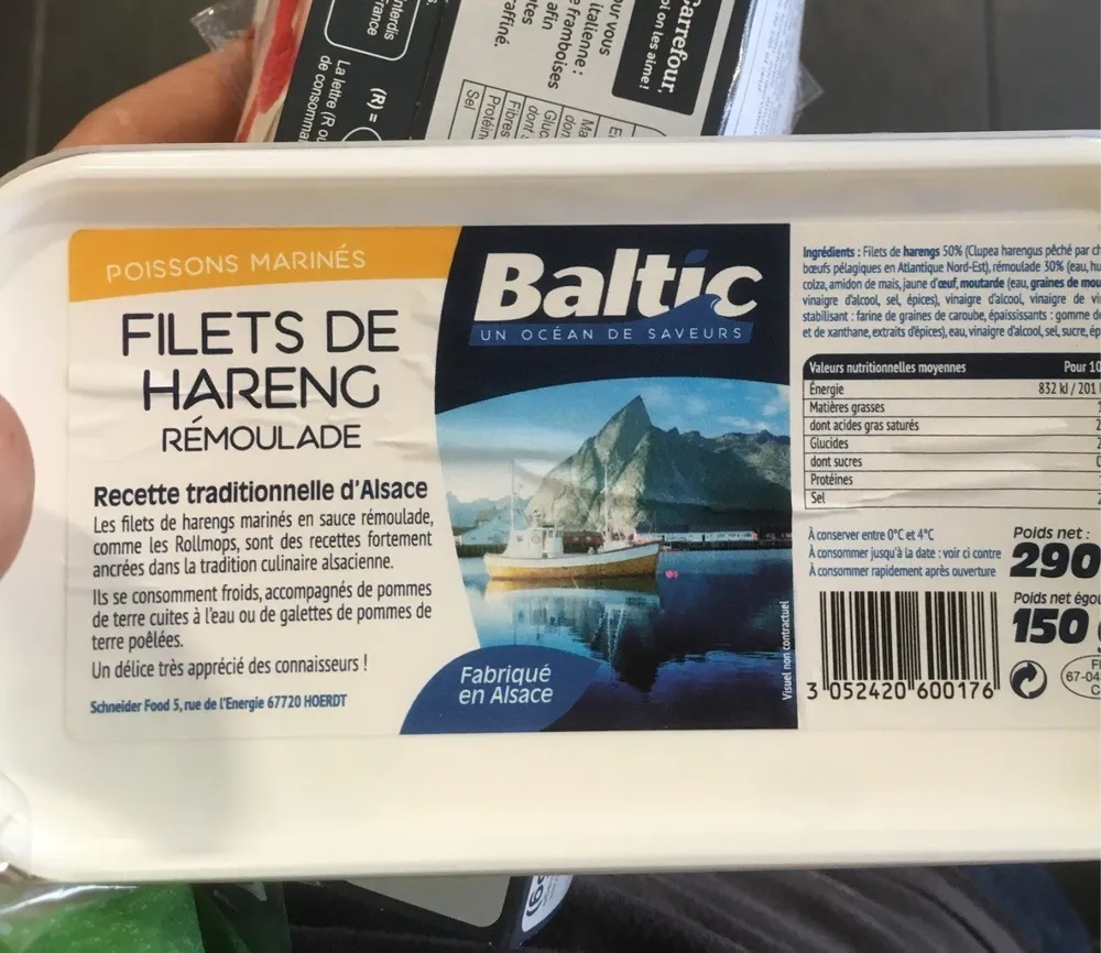 Filets de harengs rémoulade