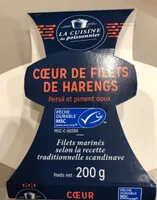 Coeur de filets de harengs persil et piment doux