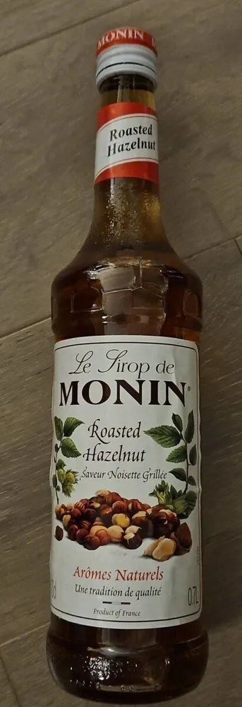 Sirop noisettes grillées