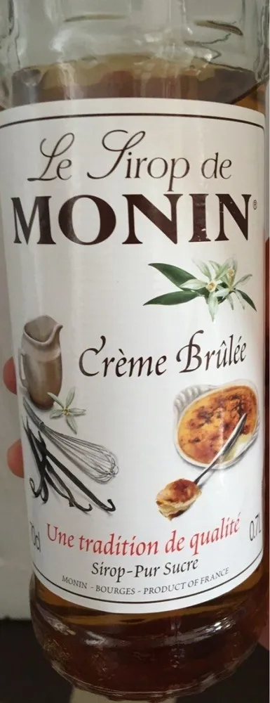 Monin Premium Creme Brulee Syrup 700 ML