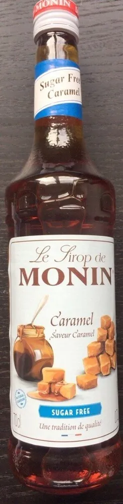 Sirop Monin caramel sans sucre
